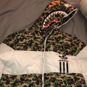Bape x Adidas Puffer Jacket